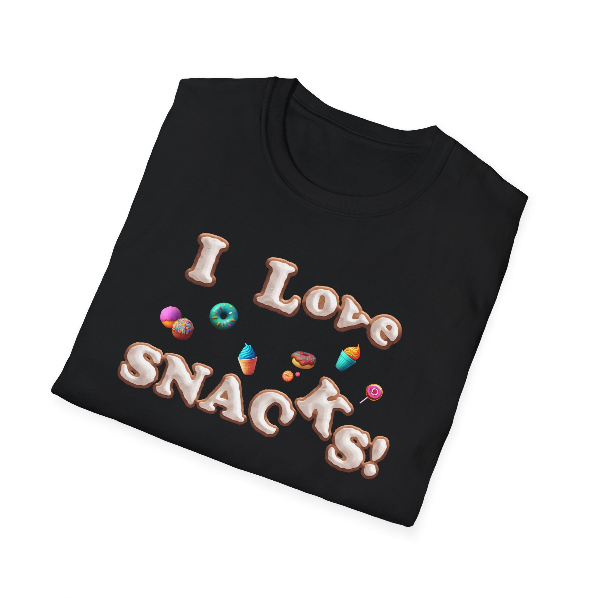 I Love Snacks T-Shirt — Cute Snack Lover Graphic Tee