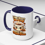 “I Will Start Working When My Coffee Does” Cute Kawaii Coffee Lover Gift — Coffee Mug