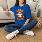 “I Will Start Working When My Coffee Does” Cute Kawaii Coffee Shirt — Coffee T‑Shirt