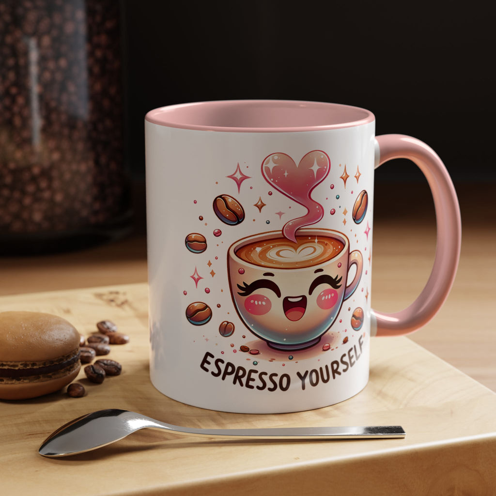 Espresso Yourself Coffee Mug — Cute Kawaii Cup Accent Mug (11/15oz)