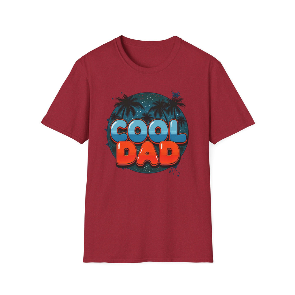 Cool Dad Graphic T-Shirt — Vintage Tropical Palm Beach Father’s Day Tee