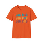 Dog Dad Retro Paw Graphic T-Shirt