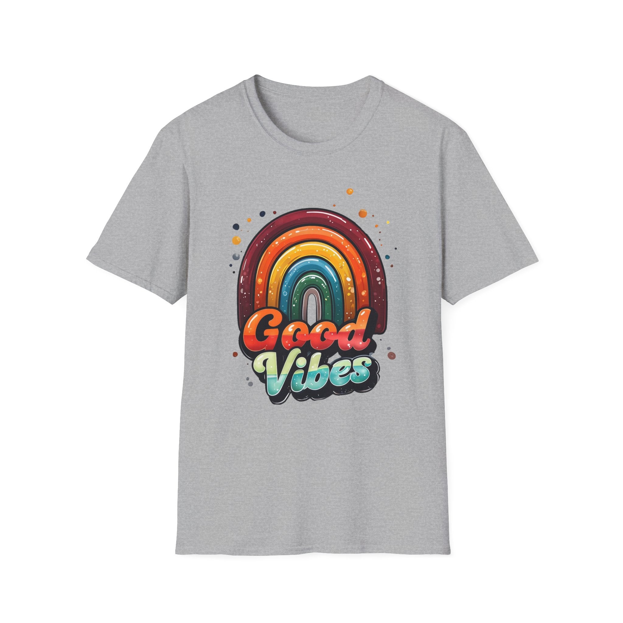 Good Vibes Retro Rainbow T-Shirt