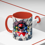 Power Rangers Coffee Mug — Retro Superhero Team Design (11/15 oz)
