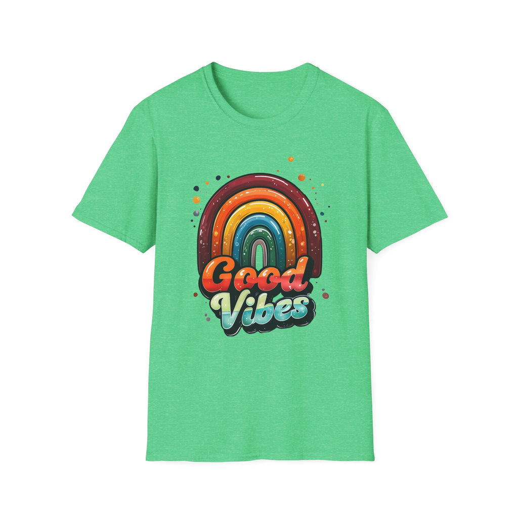 Good Vibes Retro Rainbow T-Shirt