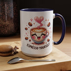 Espresso Yourself Coffee Mug — Cute Kawaii Cup Accent Mug (11/15oz)