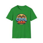 Cool Dad T-Shirt – Retro Sunset Palm Fathers Tee
