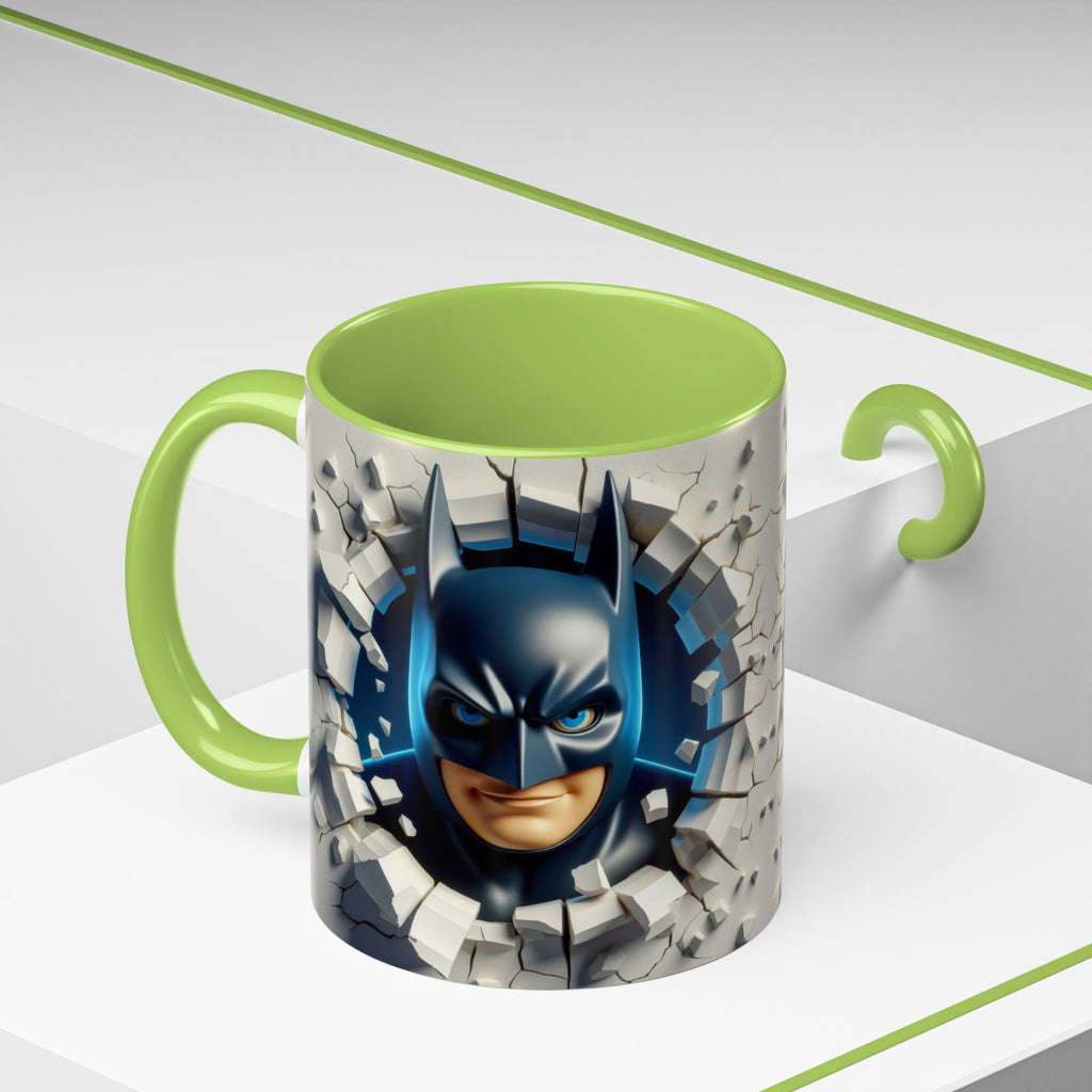 Batman "Break Through" Accent Mug — Superhero Coffee Cup (11/15oz)