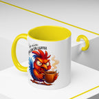 Angry Rooster 'Be Nice I'm Low on Coffee' Ceramic Coffee Mug (11/15oz)