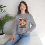 "I Will Start Working When My Coffee Does" Cute Kawaii Crewneck — Coffee Sweatshirt