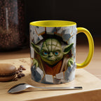 Yoda Break Through Accent Coffee Mug (11/15oz)