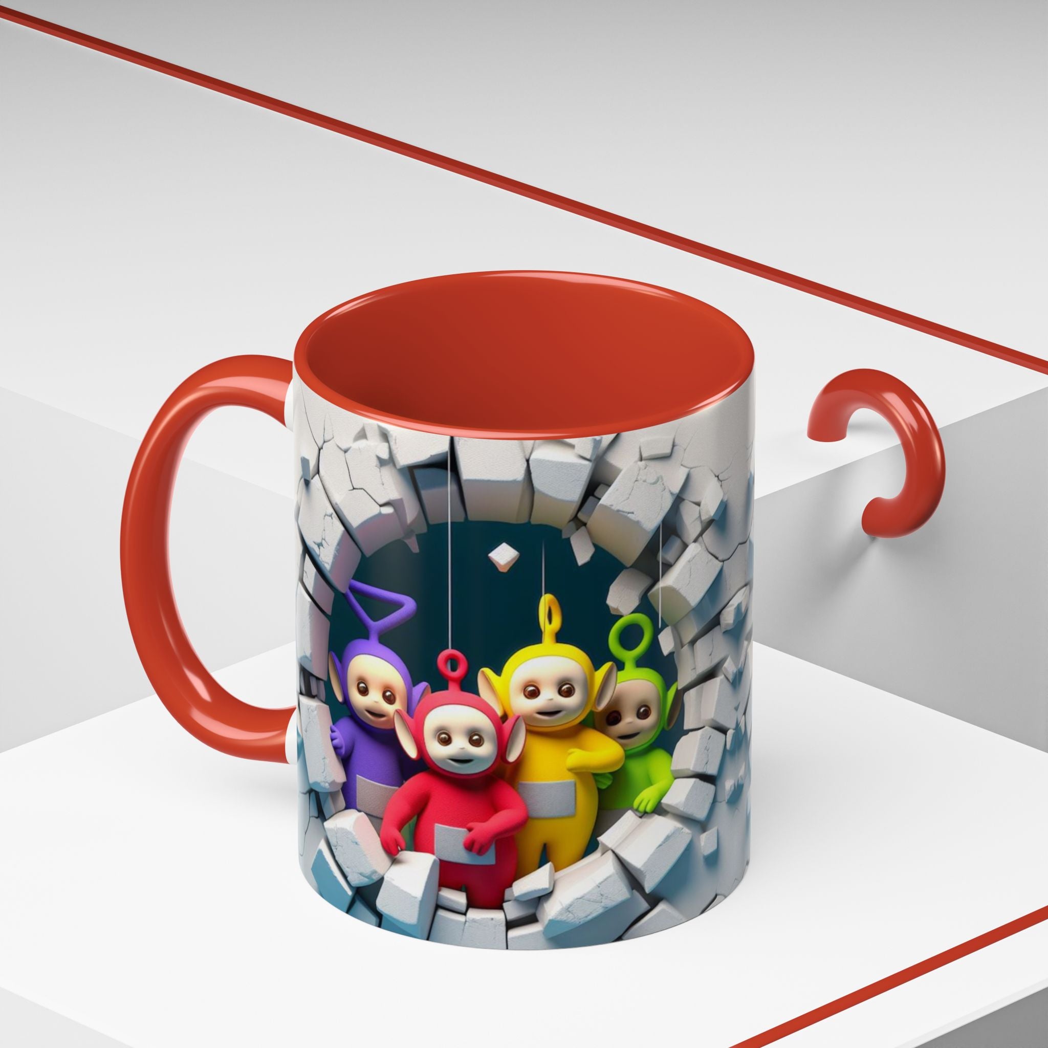 Teletubbies Tunnel Coffee Mug — Cute Retro Kids TV Character Design (11/15oz)