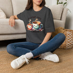 Coffee T-Shirt — "Life Without Coffee is Depresso" Cute Sad Coffee Tee