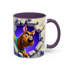 Scooby-Doo "Breaking Through" Accent Coffee Mug (11/15 oz)
