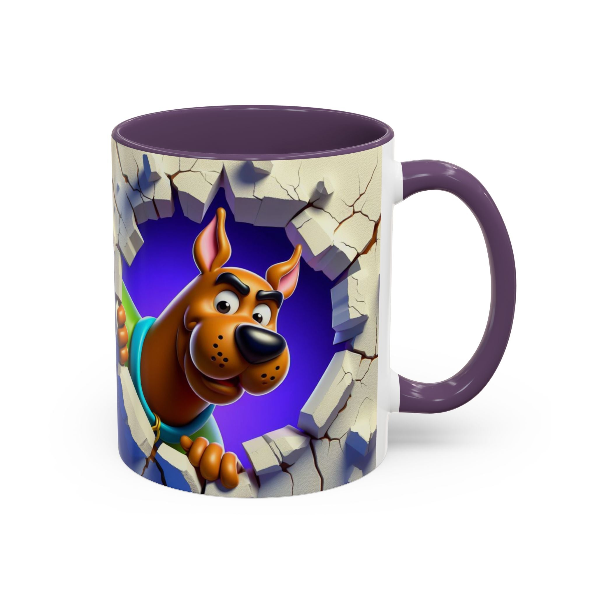 Scooby-Doo "Breaking Through" Accent Coffee Mug (11/15 oz)