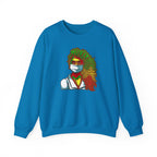 Nurse Hero Crewneck Sweatshirt — "Nurse: Queen of Care" Medical Tribute