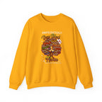 Unapologetically Dope Black Nurse Crewneck Sweatshirt – Brown Afro Nurse Stethoscope Design