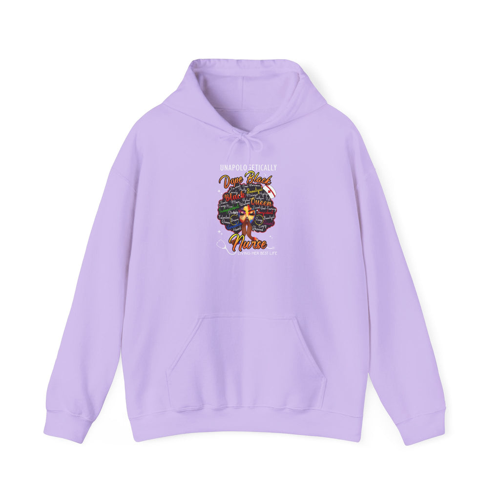 "Unapologetically Dope Black Nurse" Inspirational Pullover — Nurse Hoodie