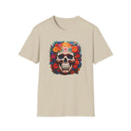 Day of the Dead Skull T-Shirt — Floral Sugar Skull Graphic Tee