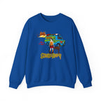 Scooby-Doom Mystery Machine Crewneck Sweatshirt — Vintage Cartoon Van & Characters