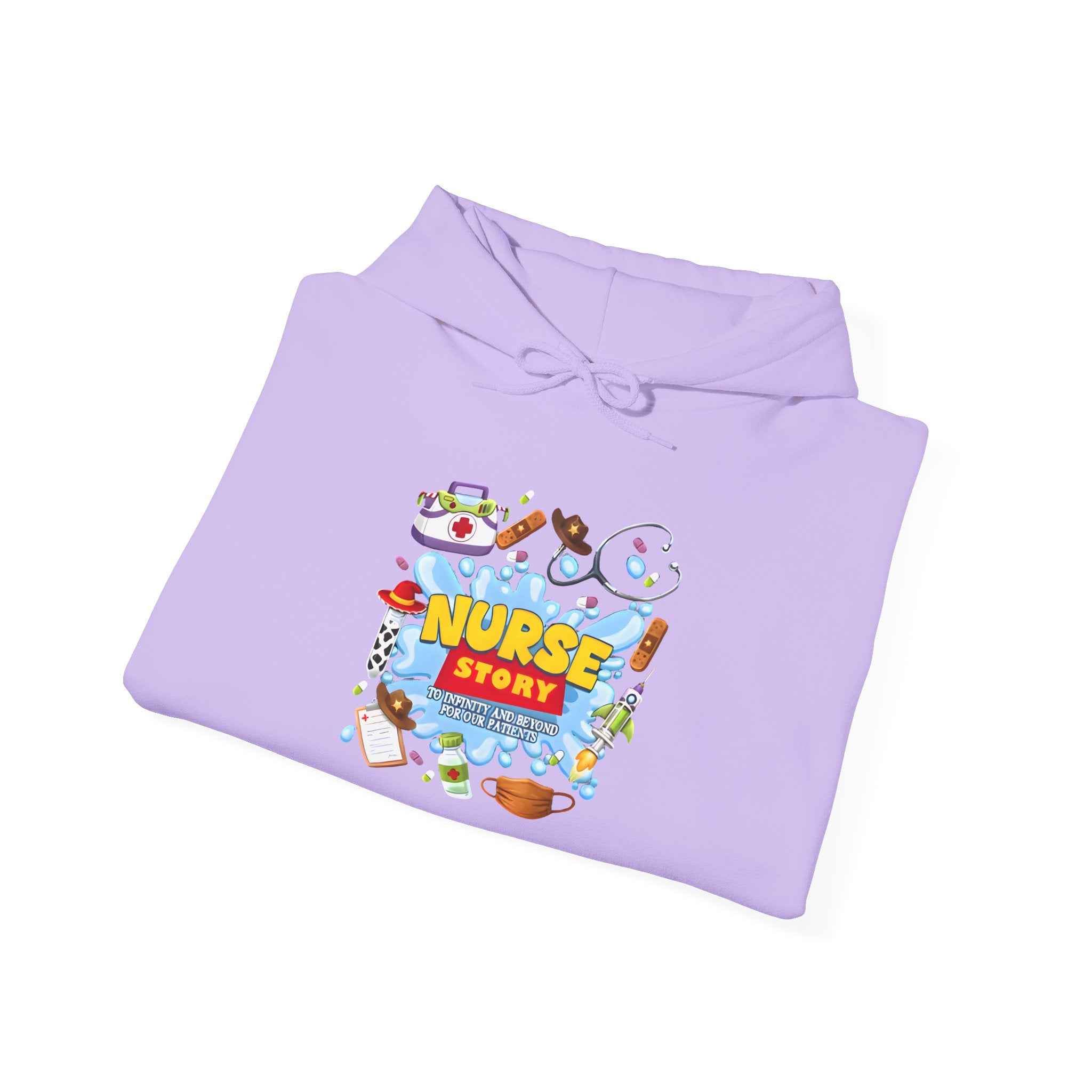 Nurse Story Hoodie – Cute 'Nurse Story' Medical Team Pullover