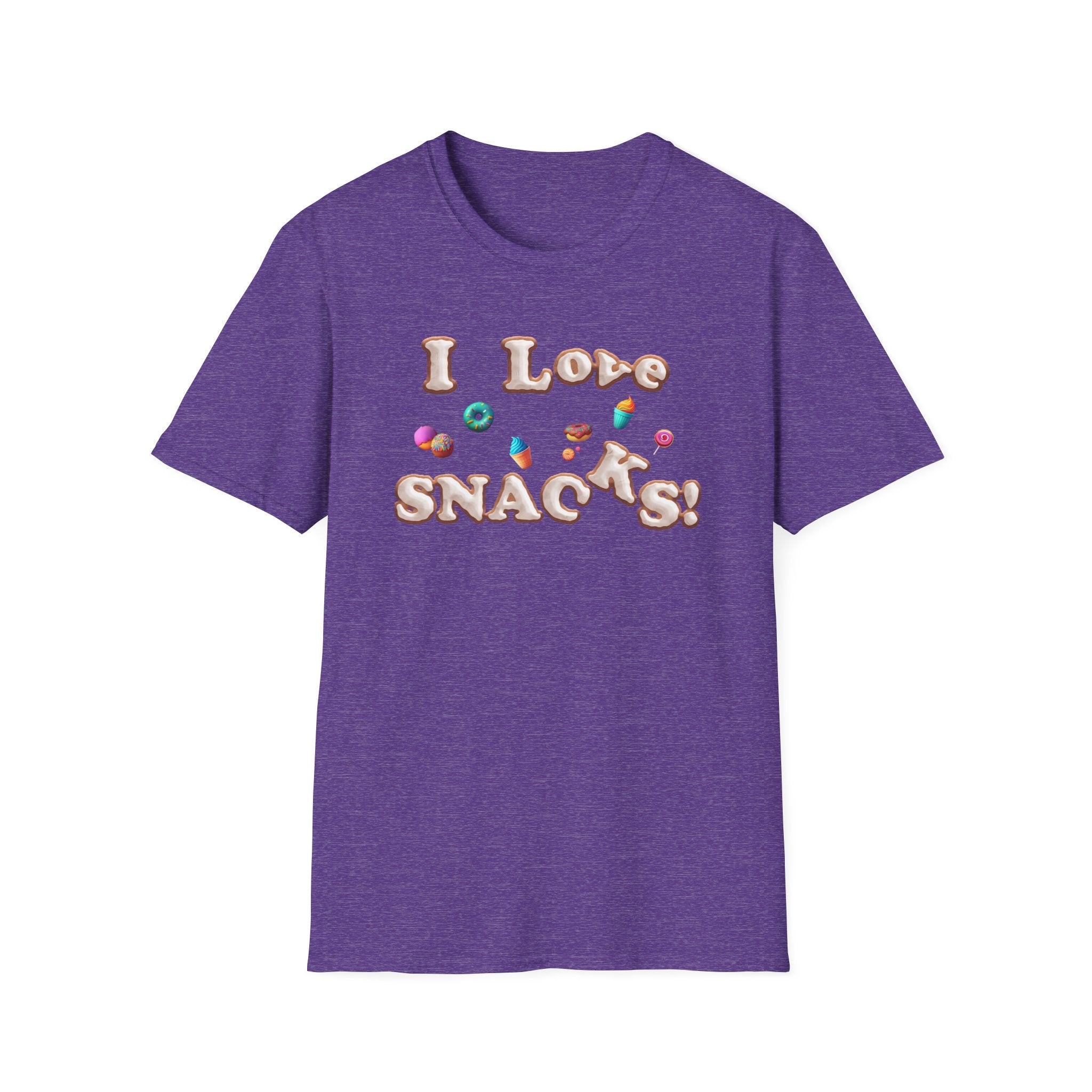 I Love Snacks T-Shirt — Cute Snack Lover Graphic Tee