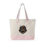 Fitness Logo Canvas Tote Bag — "Van's Total Fitness" Zippered Beach & Gym Tote