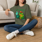 Sip Happens Frog T-Shirt — Funny Coffee Lover Tee