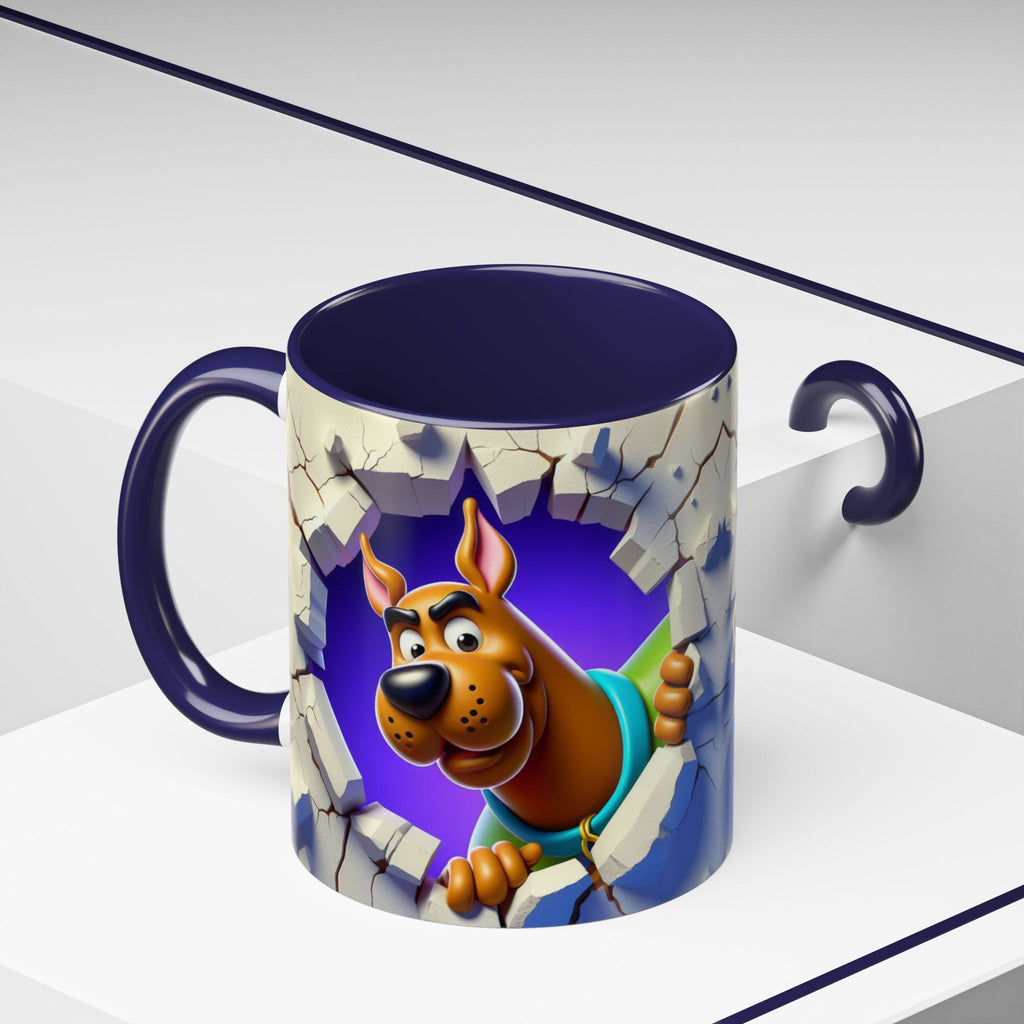 Scooby-Doo "Breaking Through" Accent Coffee Mug (11/15 oz)