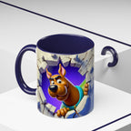 Scooby-Doo "Breaking Through" Accent Coffee Mug (11/15 oz)