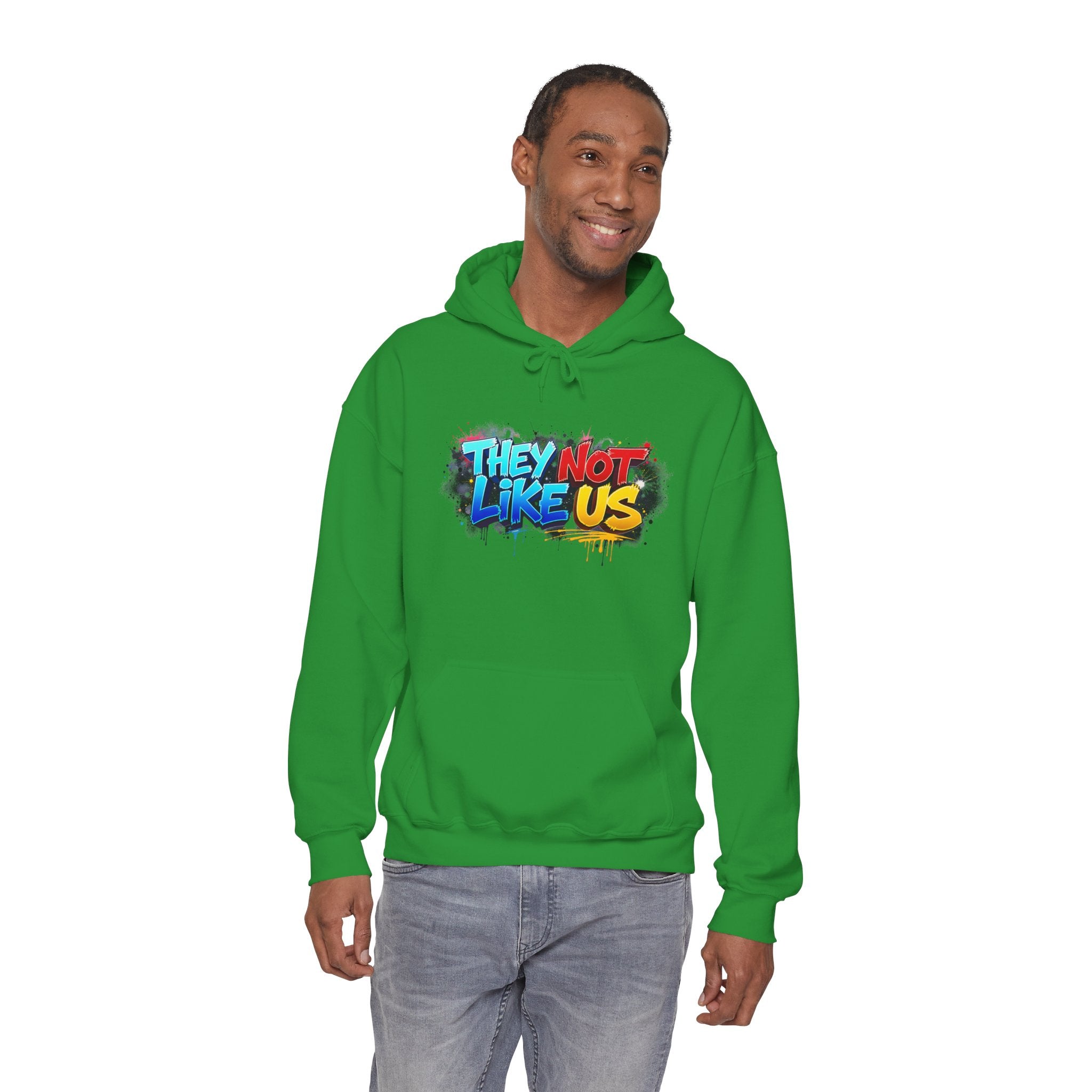 They Not Like Us Hoodie – Graffiti Streetwear Pullover Hoodie