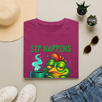 Sip Happens Frog T-Shirt — Funny Coffee Lover Tee