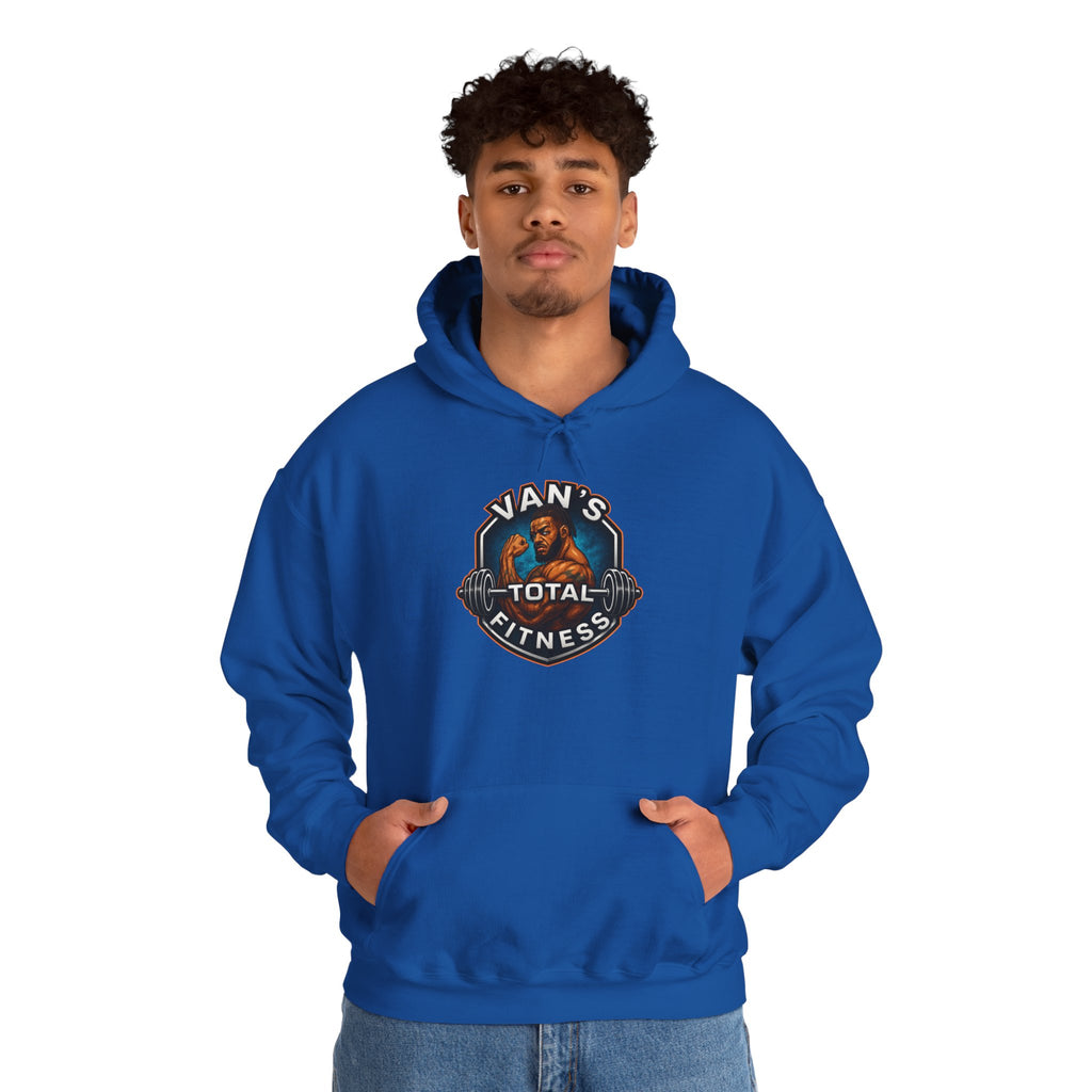 Van's Total Fitness Hoodie — Gym Logo Pullover for Trainers & Athletes