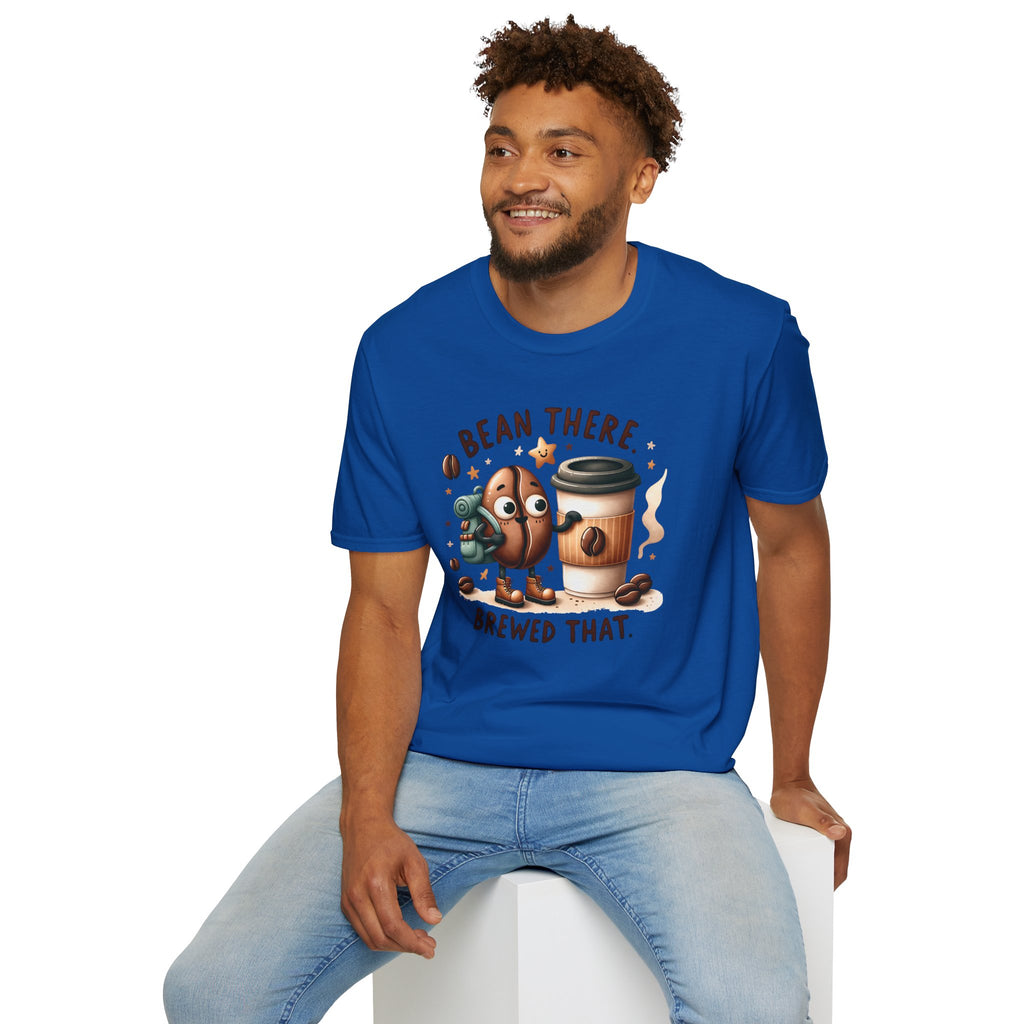 Bean There Brewed That T-Shirt — Cute Coffee Bean Pun Tee
