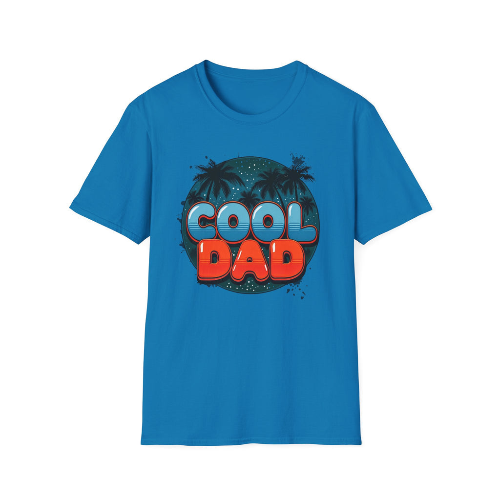 Cool Dad Graphic T-Shirt — Vintage Tropical Palm Beach Father’s Day Tee