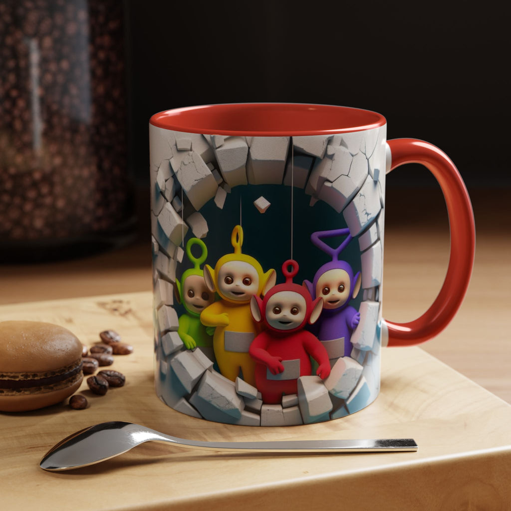 Teletubbies Tunnel Coffee Mug — Cute Retro Kids TV Character Design (11/15oz)