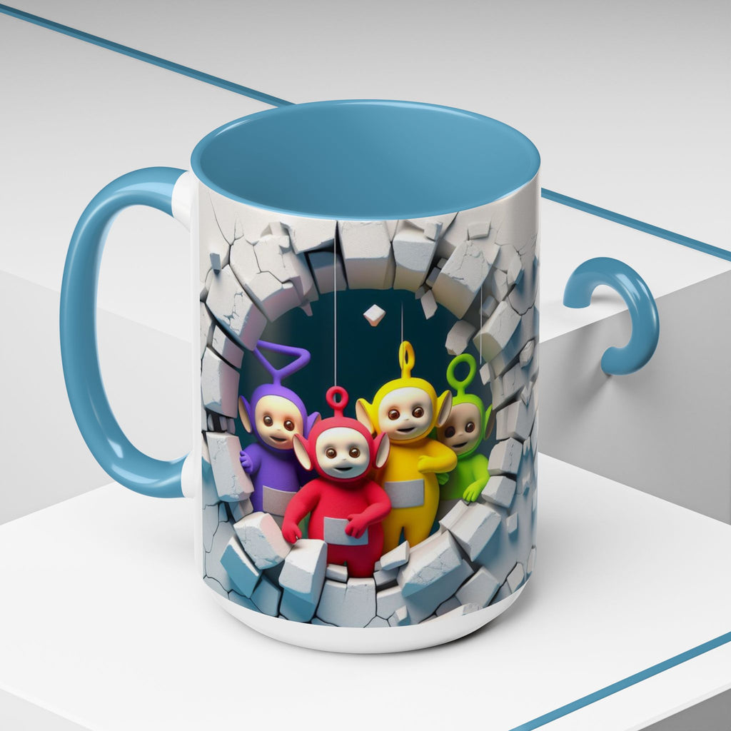 Teletubbies Tunnel Coffee Mug — Cute Retro Kids TV Character Design (11/15oz)