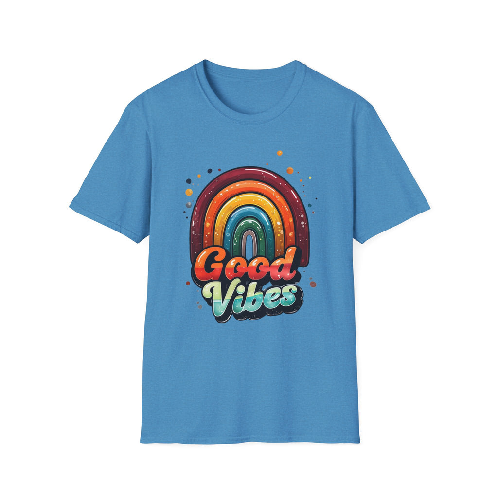 Good Vibes Retro Rainbow T-Shirt