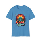 Good Vibes Retro Rainbow T-Shirt