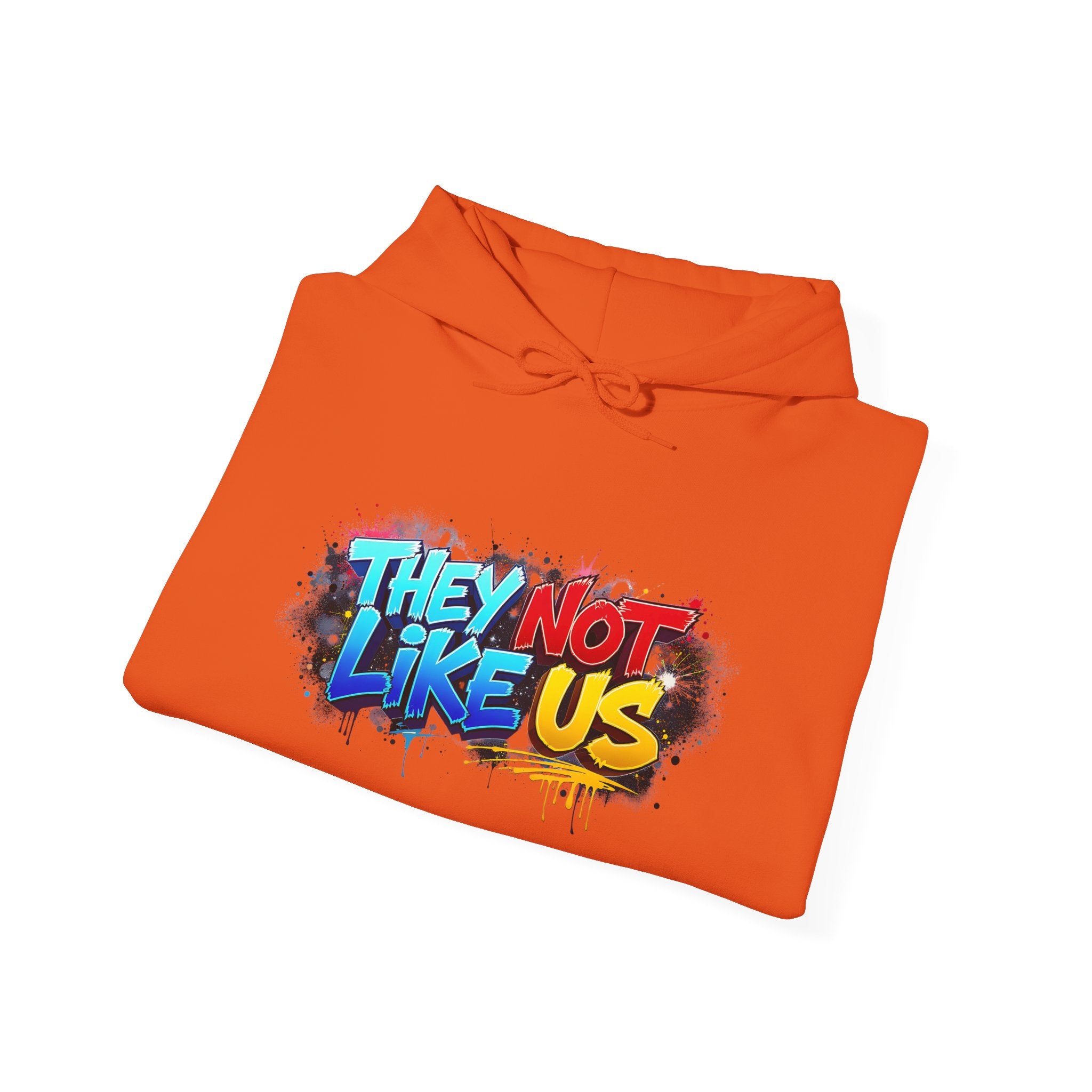 They Not Like Us Hoodie – Graffiti Streetwear Pullover Hoodie