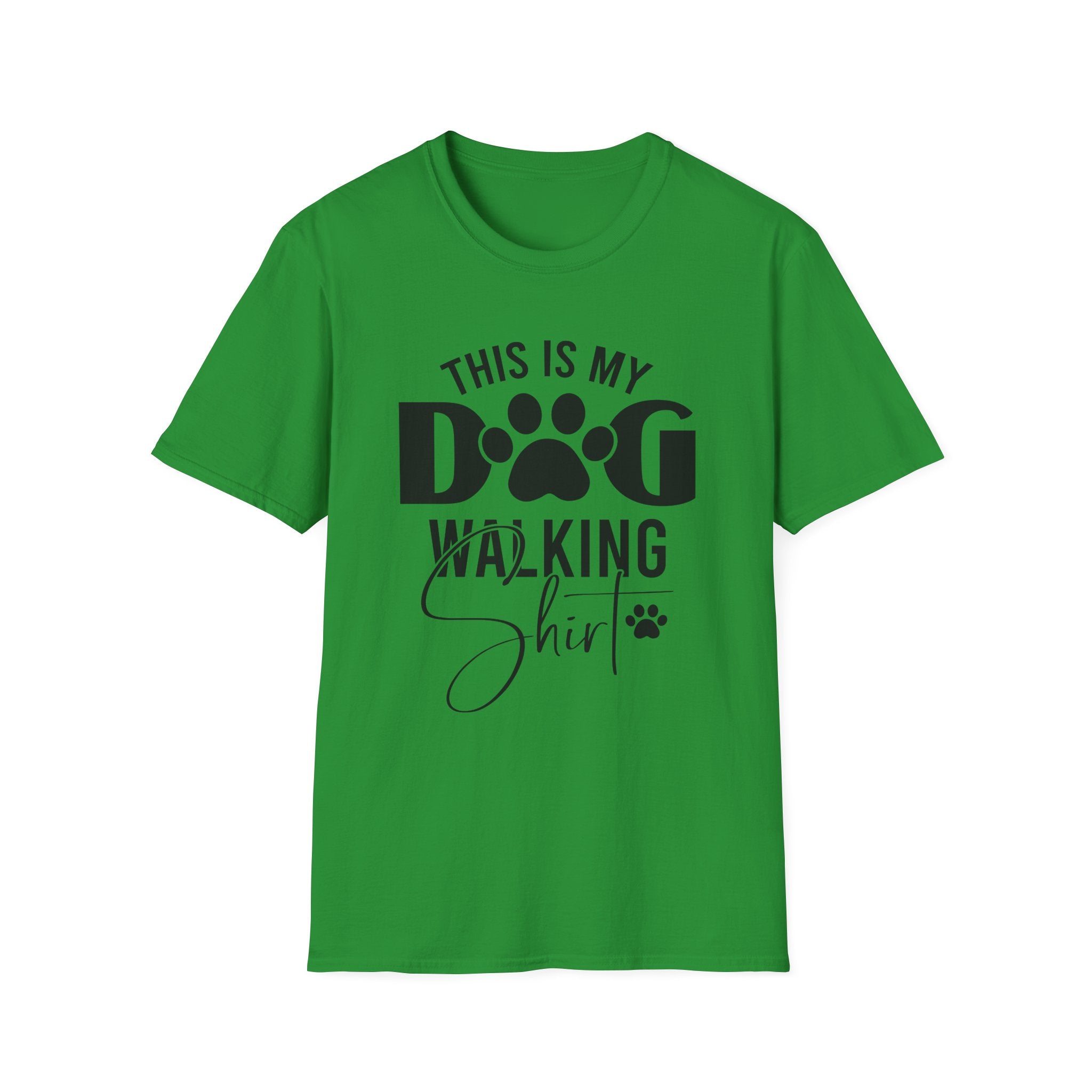 Dog Walking T-Shirt — "This Is My Dog Walking Shirt" Pet Lover Tee