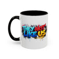 They Not Like Us Coffee Mug — Graffiti Accent Mug (11/15oz)