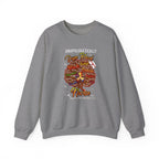 Unapologetically Dope Black Nurse Crewneck Sweatshirt – Brown Afro Nurse Stethoscope Design