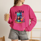 Alexa Coffee Robot Sweatshirt — 'Alexa Brew Me Coffee' Cozy Crewneck