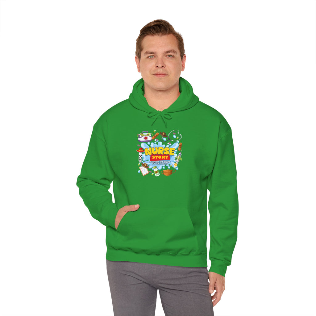 Nurse Story Hoodie – Cute 'Nurse Story' Medical Team Pullover