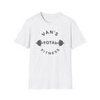 "Van's Total Fitness" Barbell Gym T-shirt