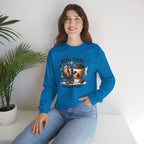 Coffee Crewneck Sweatshirt — “Bean There, Brewed That” Cute Coffee Bean Design