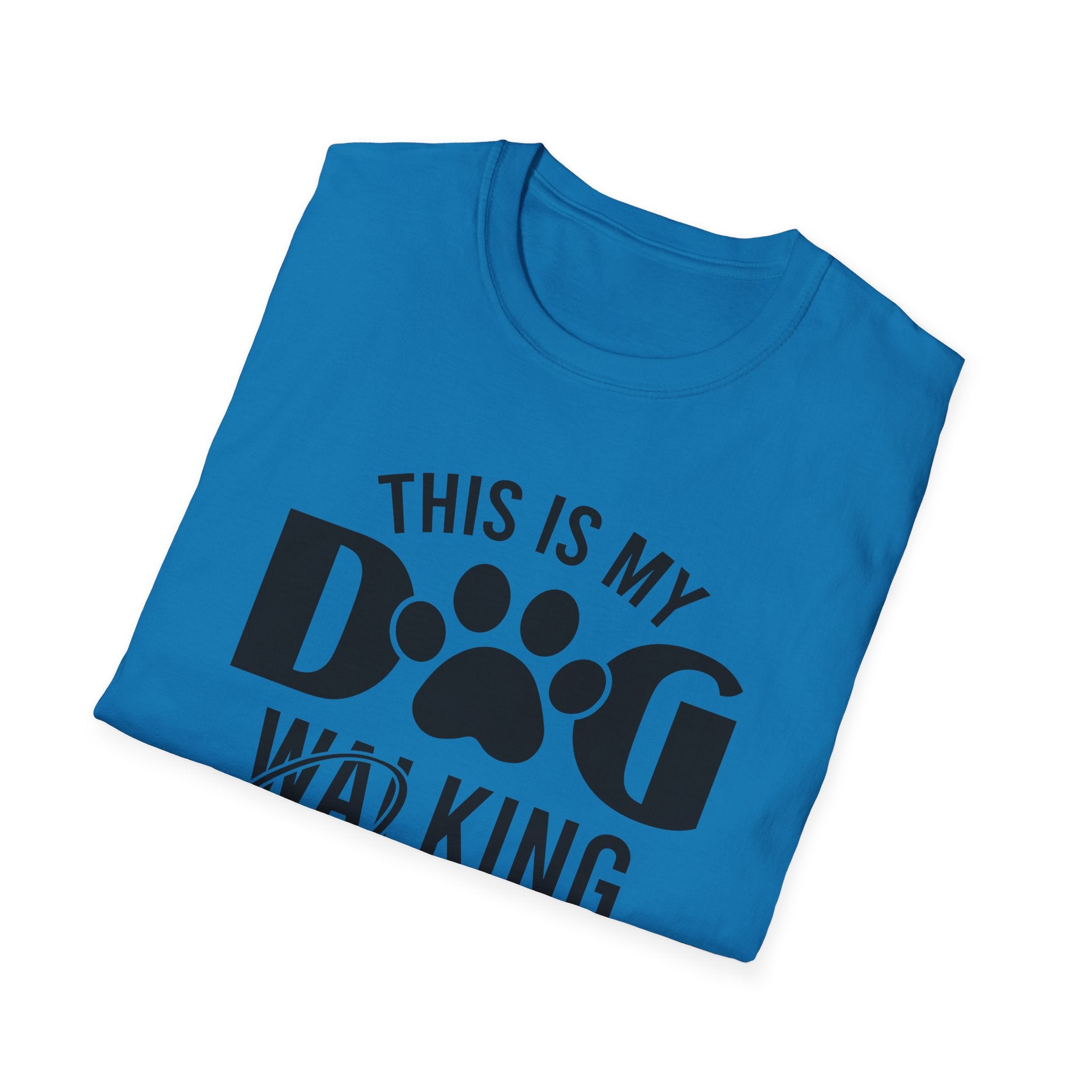 Dog Walking T-Shirt — "This Is My Dog Walking Shirt" Pet Lover Tee