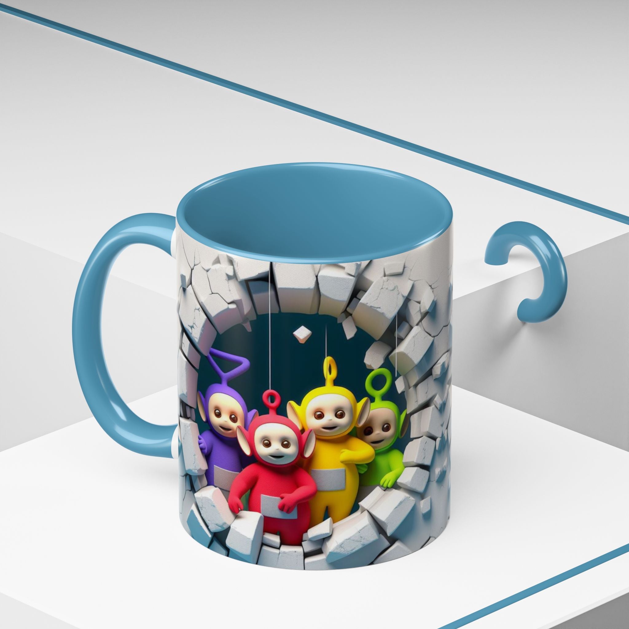 Teletubbies Tunnel Coffee Mug — Cute Retro Kids TV Character Design (11/15oz)