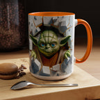 Yoda Break Through Accent Coffee Mug (11/15oz)
